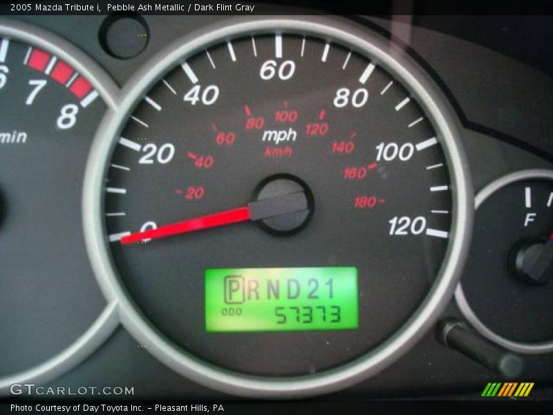 Pebble Ash Metallic / Dark Flint Gray 2005 Mazda Tribute i