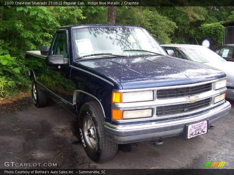 Indigo Blue Metallic / Graphite 2000 Chevrolet Silverado 2500 LS Regular Cab