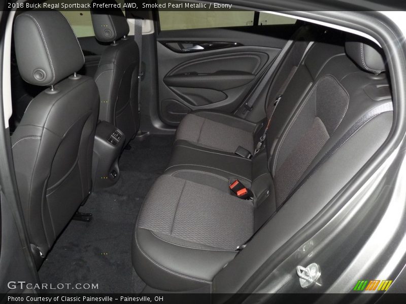 Smoked Pearl Metallic / Ebony 2018 Buick Regal Sportback Preferred AWD