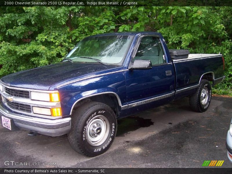 Indigo Blue Metallic / Graphite 2000 Chevrolet Silverado 2500 LS Regular Cab
