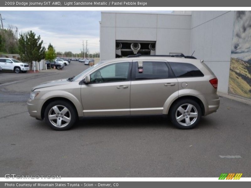 Light Sandstone Metallic / Pastel Pebble Beige 2009 Dodge Journey SXT AWD