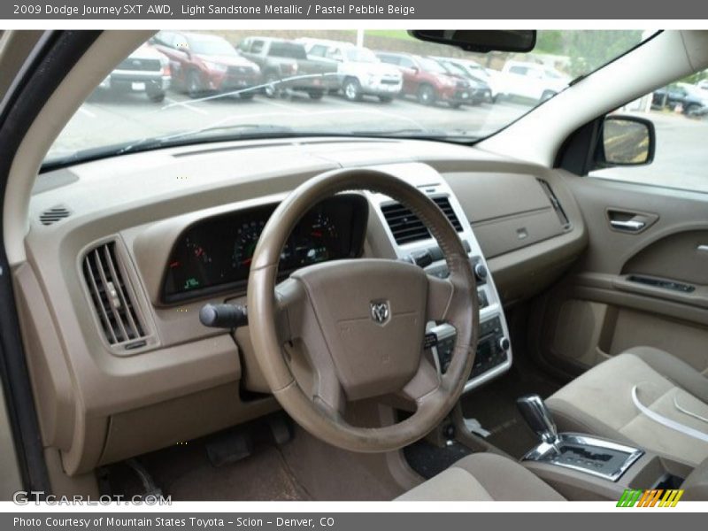 Light Sandstone Metallic / Pastel Pebble Beige 2009 Dodge Journey SXT AWD