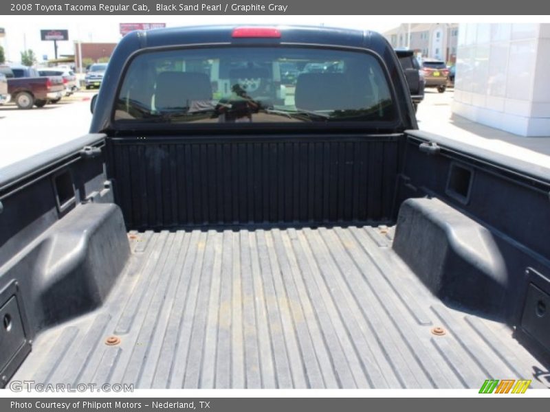Black Sand Pearl / Graphite Gray 2008 Toyota Tacoma Regular Cab