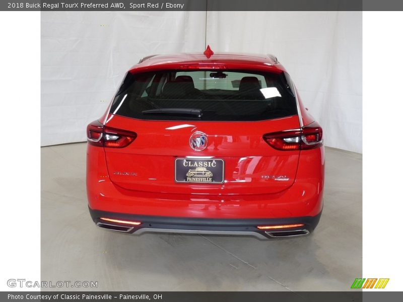 Sport Red / Ebony 2018 Buick Regal TourX Preferred AWD