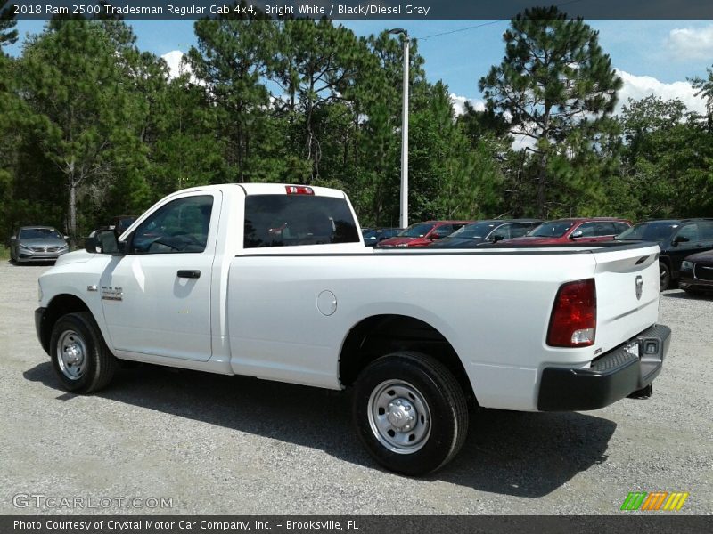 Bright White / Black/Diesel Gray 2018 Ram 2500 Tradesman Regular Cab 4x4