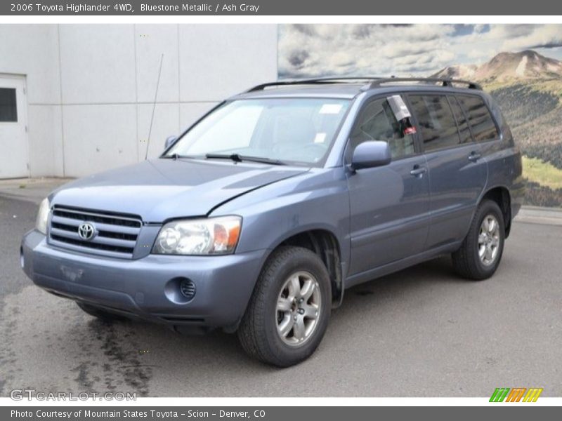 Bluestone Metallic / Ash Gray 2006 Toyota Highlander 4WD
