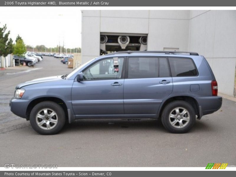 Bluestone Metallic / Ash Gray 2006 Toyota Highlander 4WD
