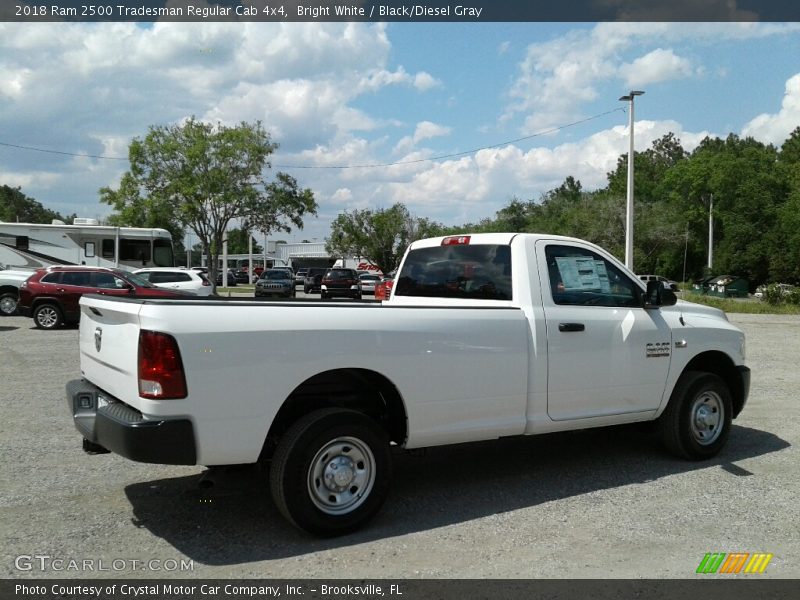 Bright White / Black/Diesel Gray 2018 Ram 2500 Tradesman Regular Cab 4x4