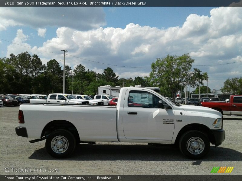 Bright White / Black/Diesel Gray 2018 Ram 2500 Tradesman Regular Cab 4x4