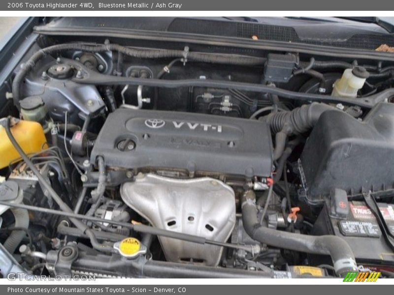 Bluestone Metallic / Ash Gray 2006 Toyota Highlander 4WD