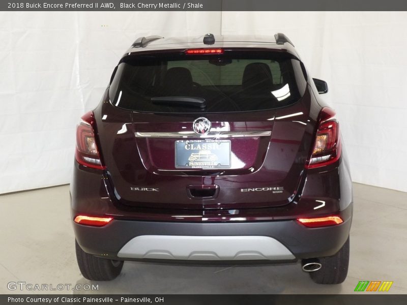 Black Cherry Metallic / Shale 2018 Buick Encore Preferred II AWD