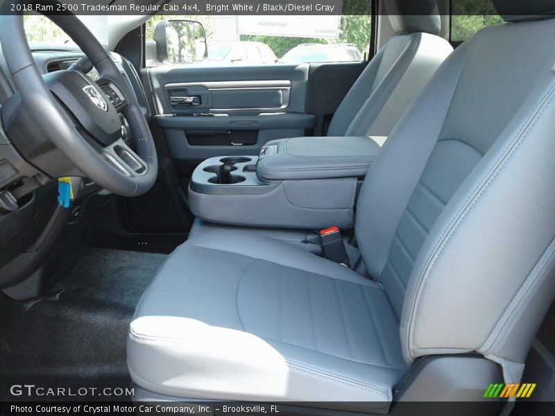 Bright White / Black/Diesel Gray 2018 Ram 2500 Tradesman Regular Cab 4x4