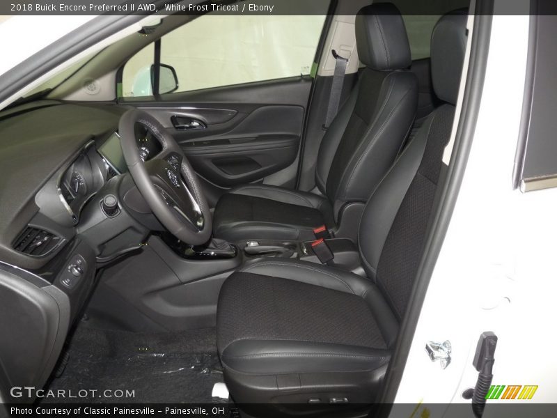 White Frost Tricoat / Ebony 2018 Buick Encore Preferred II AWD