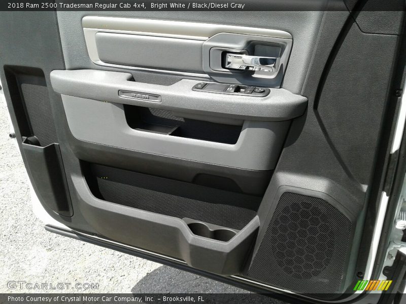 Bright White / Black/Diesel Gray 2018 Ram 2500 Tradesman Regular Cab 4x4