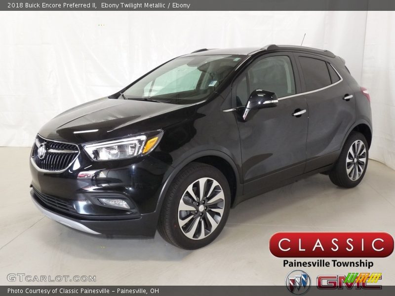 Ebony Twilight Metallic / Ebony 2018 Buick Encore Preferred II