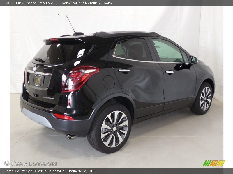 Ebony Twilight Metallic / Ebony 2018 Buick Encore Preferred II