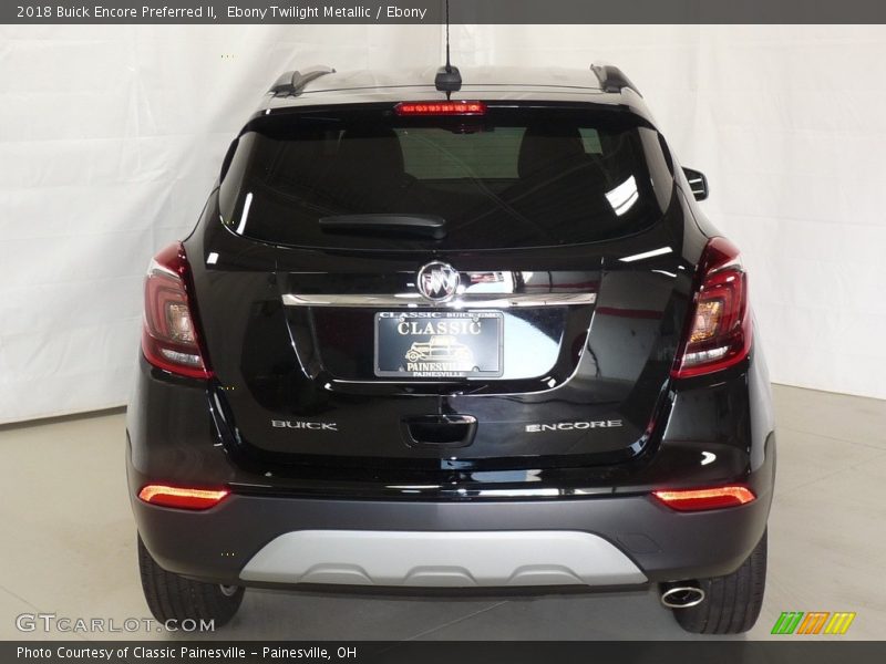 Ebony Twilight Metallic / Ebony 2018 Buick Encore Preferred II