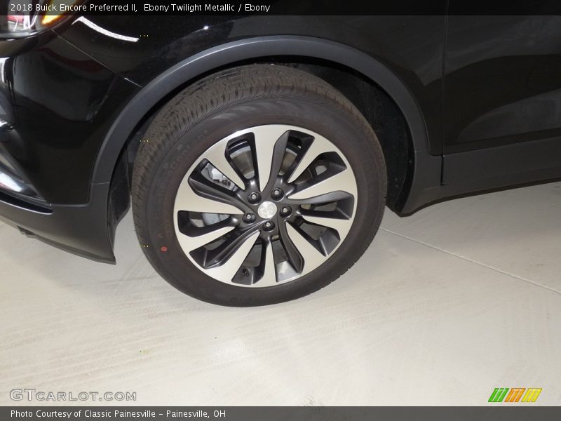 Ebony Twilight Metallic / Ebony 2018 Buick Encore Preferred II