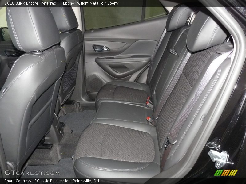 Ebony Twilight Metallic / Ebony 2018 Buick Encore Preferred II