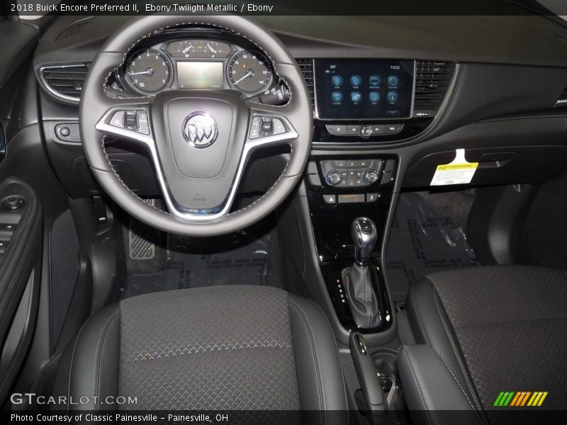 Ebony Twilight Metallic / Ebony 2018 Buick Encore Preferred II