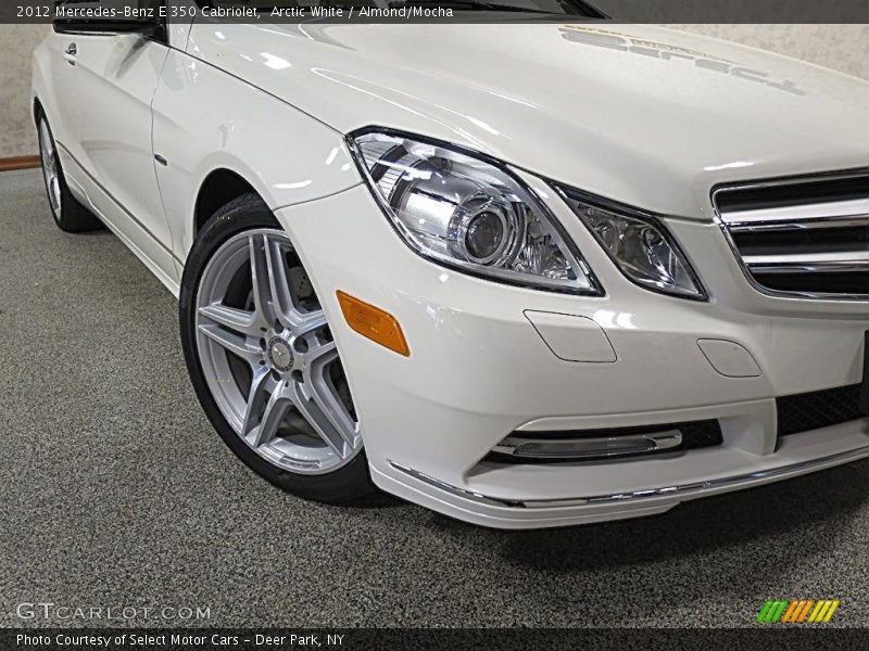 Arctic White / Almond/Mocha 2012 Mercedes-Benz E 350 Cabriolet