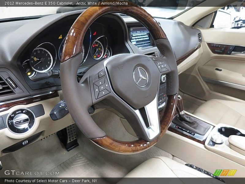 Arctic White / Almond/Mocha 2012 Mercedes-Benz E 350 Cabriolet
