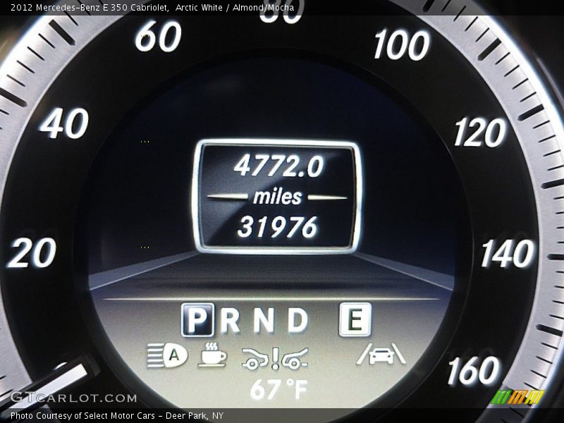 Arctic White / Almond/Mocha 2012 Mercedes-Benz E 350 Cabriolet