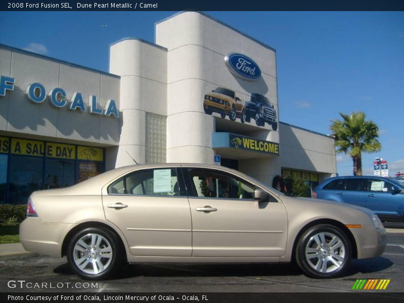 Dune Pearl Metallic / Camel 2008 Ford Fusion SEL
