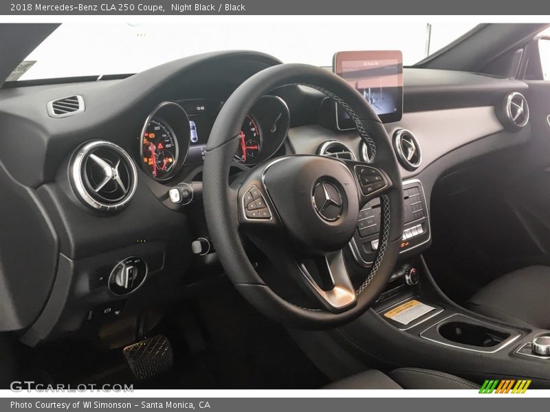 Night Black / Black 2018 Mercedes-Benz CLA 250 Coupe
