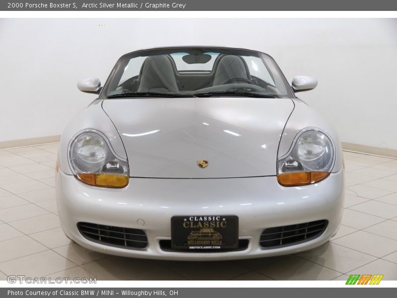 Arctic Silver Metallic / Graphite Grey 2000 Porsche Boxster S