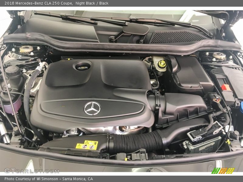 Night Black / Black 2018 Mercedes-Benz CLA 250 Coupe