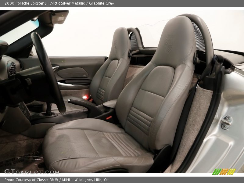 Arctic Silver Metallic / Graphite Grey 2000 Porsche Boxster S