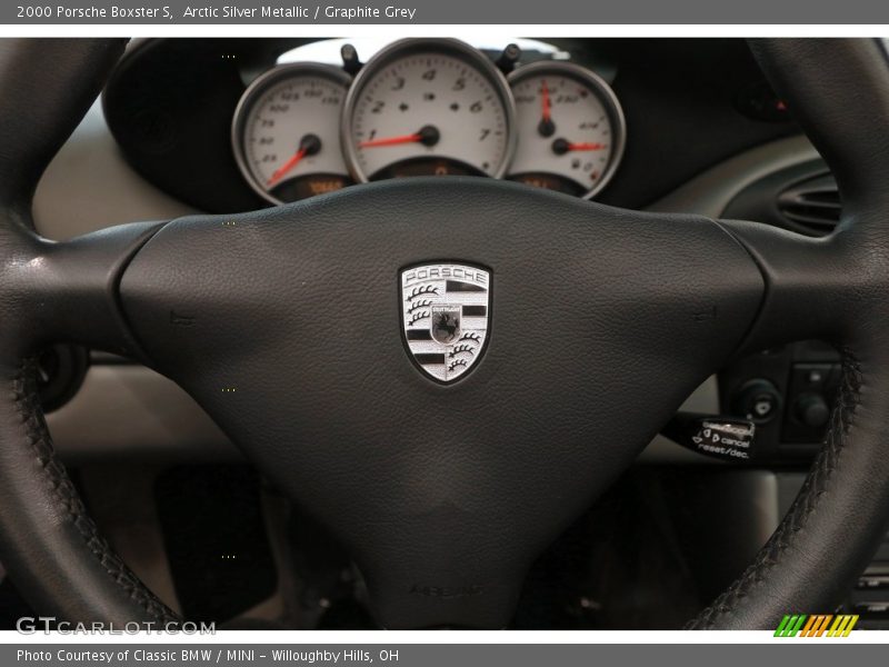 Arctic Silver Metallic / Graphite Grey 2000 Porsche Boxster S