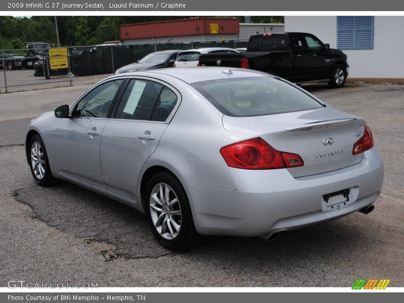 Liquid Platinum / Graphite 2009 Infiniti G 37 Journey Sedan