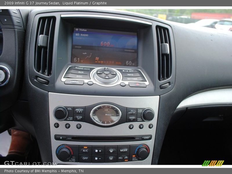 Liquid Platinum / Graphite 2009 Infiniti G 37 Journey Sedan