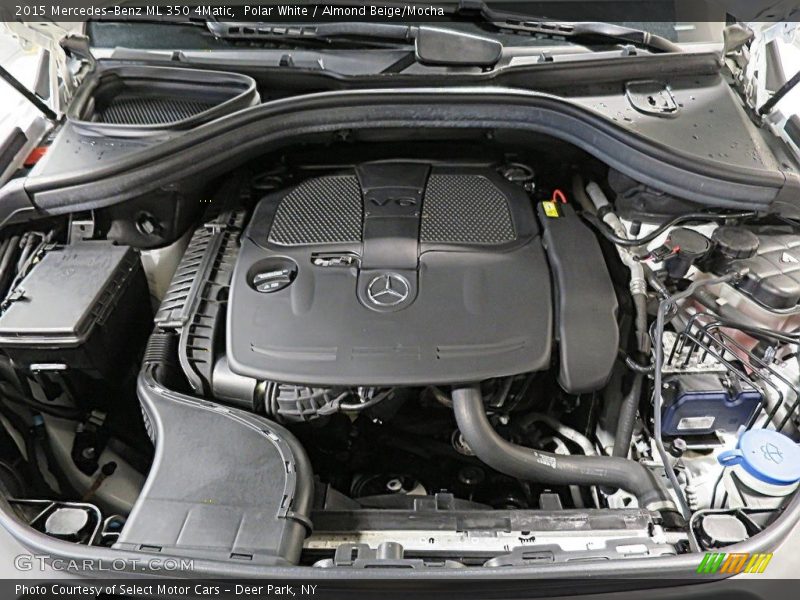 Polar White / Almond Beige/Mocha 2015 Mercedes-Benz ML 350 4Matic