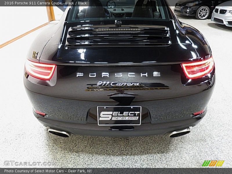 Black / Black 2016 Porsche 911 Carrera Coupe