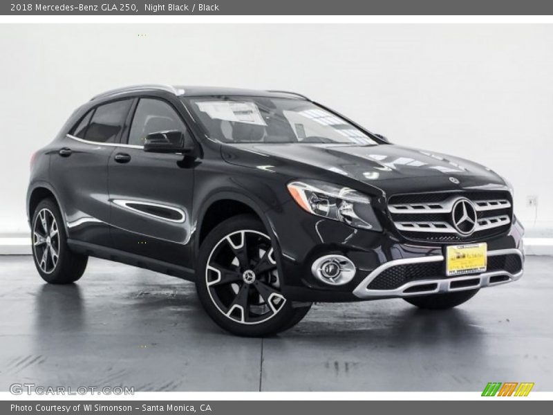 Night Black / Black 2018 Mercedes-Benz GLA 250