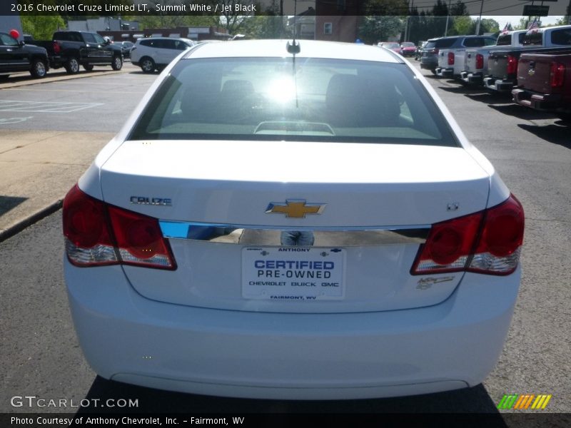 Summit White / Jet Black 2016 Chevrolet Cruze Limited LT