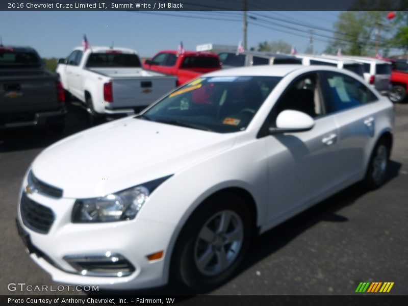 Summit White / Jet Black 2016 Chevrolet Cruze Limited LT
