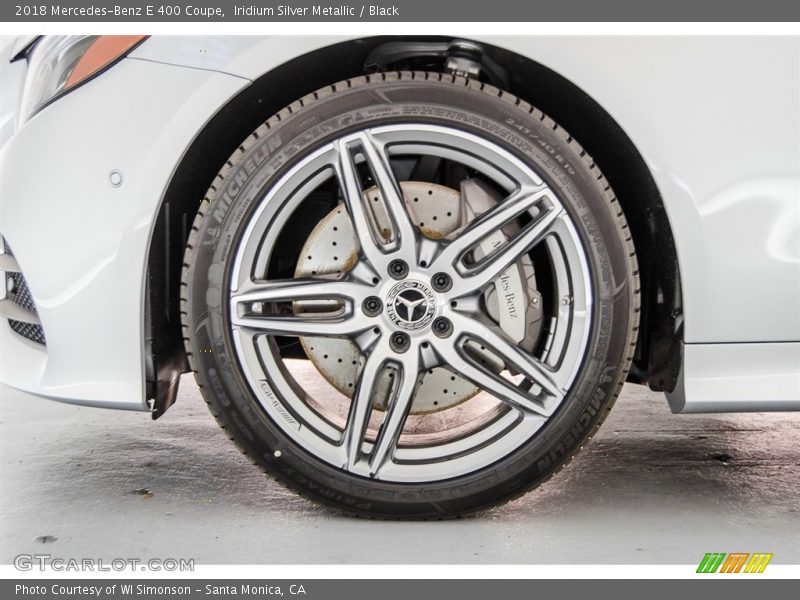 Iridium Silver Metallic / Black 2018 Mercedes-Benz E 400 Coupe