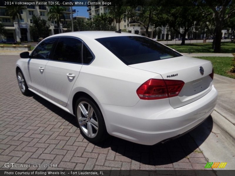 Candy White / Cornsilk Beige 2014 Volkswagen Passat TDI SE