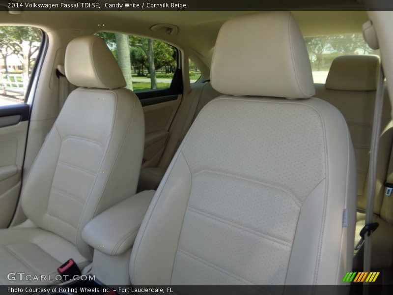 Candy White / Cornsilk Beige 2014 Volkswagen Passat TDI SE