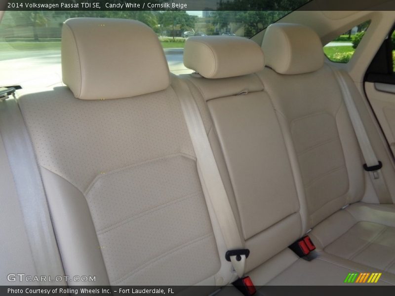 Candy White / Cornsilk Beige 2014 Volkswagen Passat TDI SE