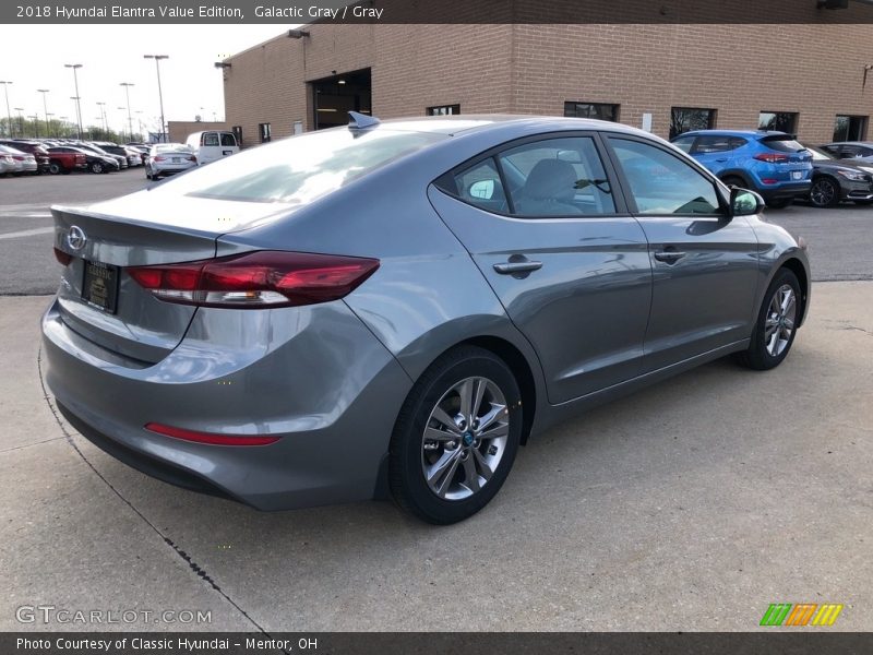 Galactic Gray / Gray 2018 Hyundai Elantra Value Edition
