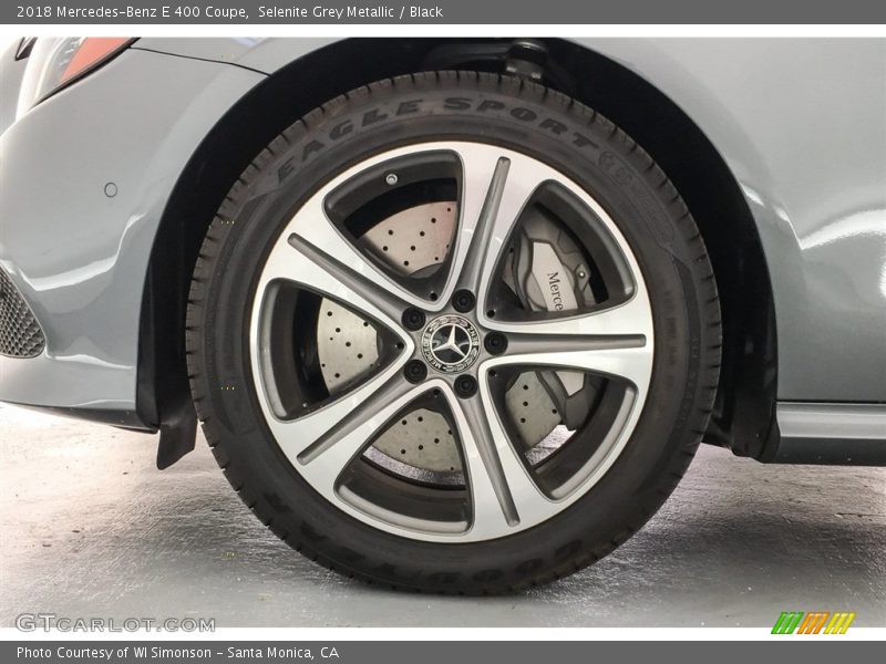 Selenite Grey Metallic / Black 2018 Mercedes-Benz E 400 Coupe