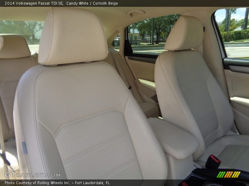 Candy White / Cornsilk Beige 2014 Volkswagen Passat TDI SE