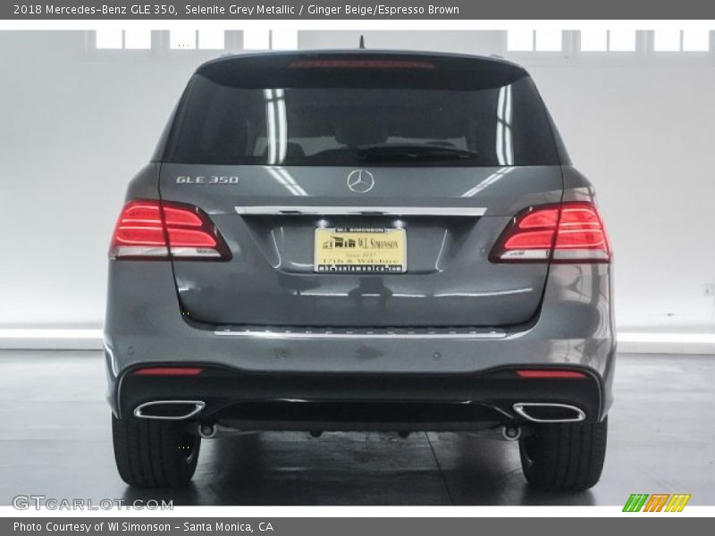 Selenite Grey Metallic / Ginger Beige/Espresso Brown 2018 Mercedes-Benz GLE 350