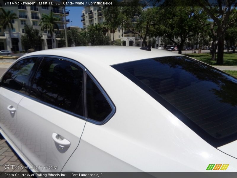 Candy White / Cornsilk Beige 2014 Volkswagen Passat TDI SE
