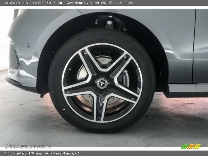 Selenite Grey Metallic / Ginger Beige/Espresso Brown 2018 Mercedes-Benz GLE 350